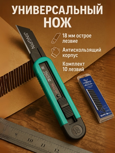 Универсальный нож с запасными лезвиями