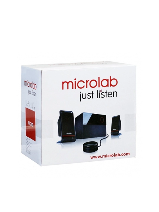 Сабвуфер Microlab M‑200 / 2.1 / 40 Вт RMS (2×12 Вт + 16 Вт) / AUX / RCA / MDF корпус
