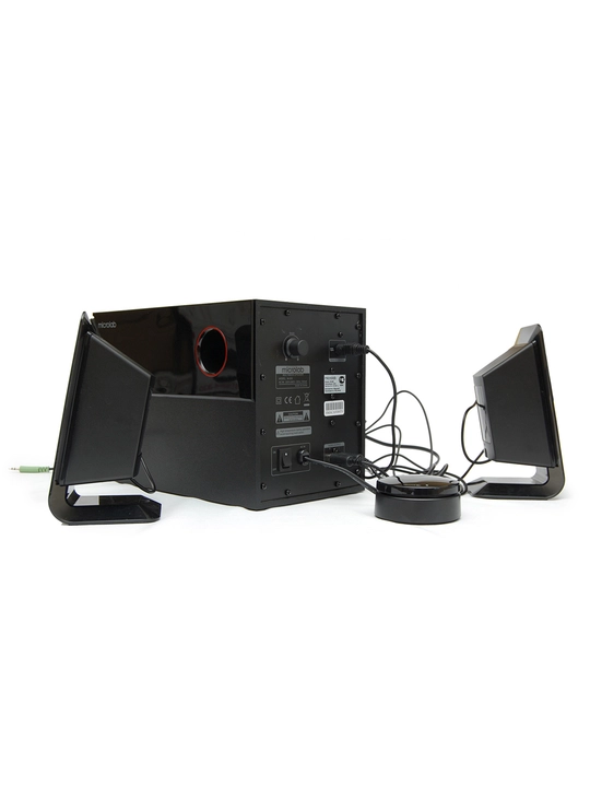 Сабвуфер Microlab M‑200 / 2.1 / 40 Вт RMS (2×12 Вт + 16 Вт) / AUX / RCA / MDF корпус