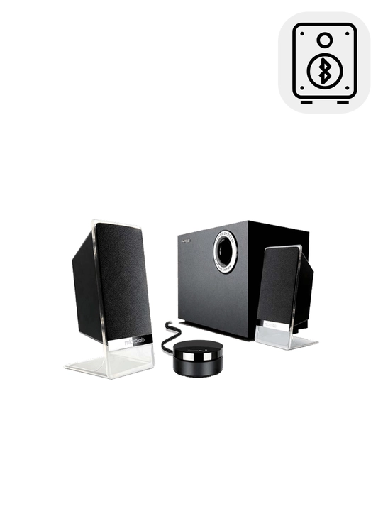 Сабвуфер Microlab M‑200BT Platinum / 2.1 / 50 Вт RMS (2×12 Вт + 26 Вт) / Bluetooth 4.0