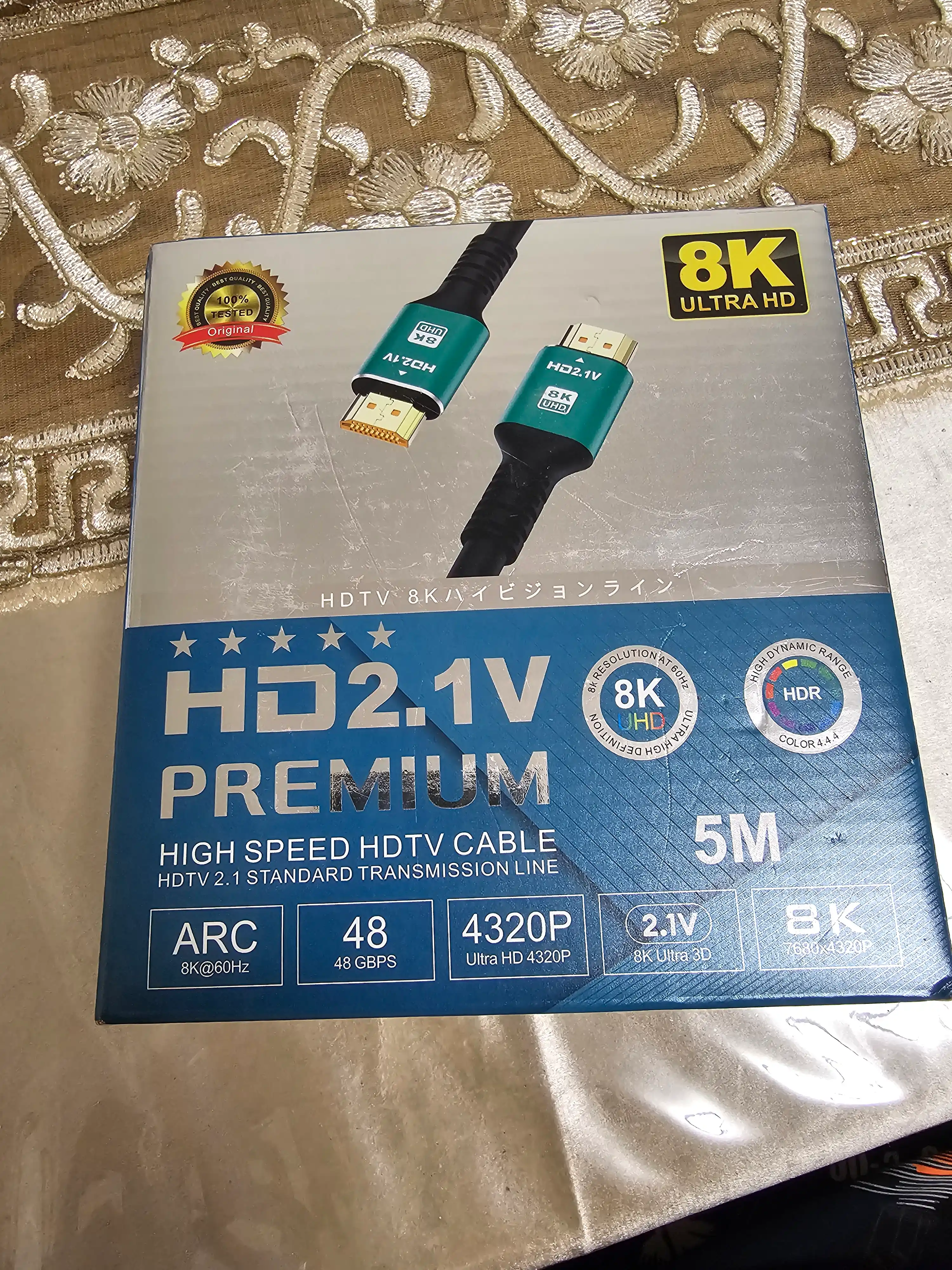 HDMI 8K kabel televizor, monitor va kompyuter uchun