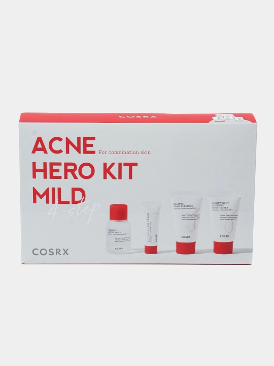 Набор для проблемной ножи Cosrx Acne Hero Kit Combination Mild 4-step