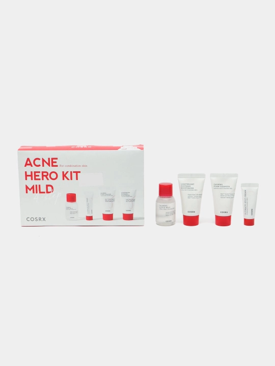 Muammoli teri uchun to'plam Cosrx Acne Hero Kit Combination Mild 4-step - 