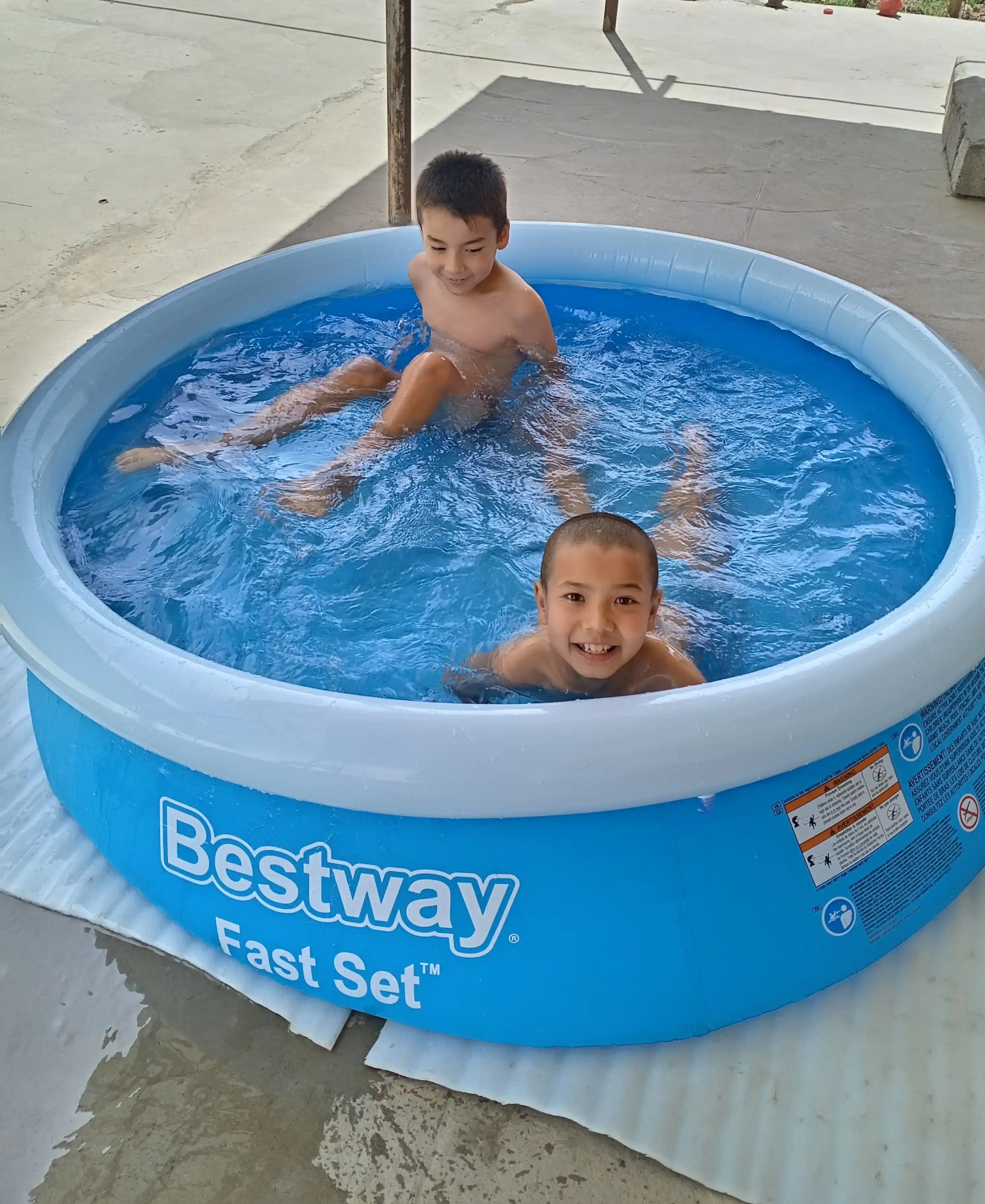 Надувной бассейн Bestway Fast Set, до 3800 литров