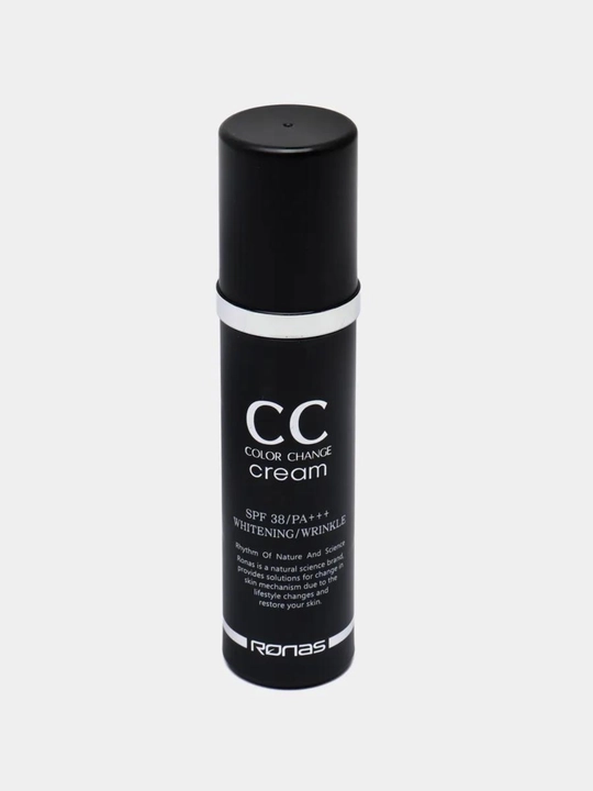 Yuz uchun krem, qoraytiruvchi va quyoshdan himoyalovchi vosita CC krem SPF 38 PA++, 50 ml