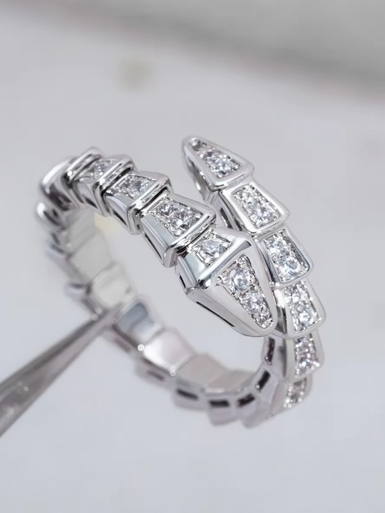 Кольцо BVLGARI в форме змеи для женщин и девушек