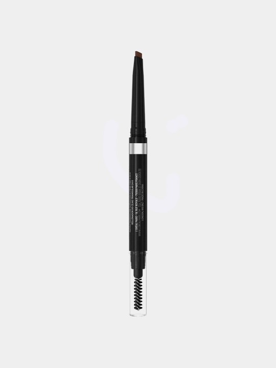 L’Oreal Paris INFAILLIBLE Qoshlar uchburchak qalam, 3.0 tus, to‘q jigarrang