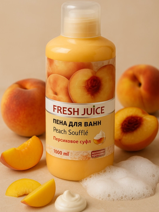 Пена для ванны, увлажняющая, ароматная, 1000 мл, Fresh Juice