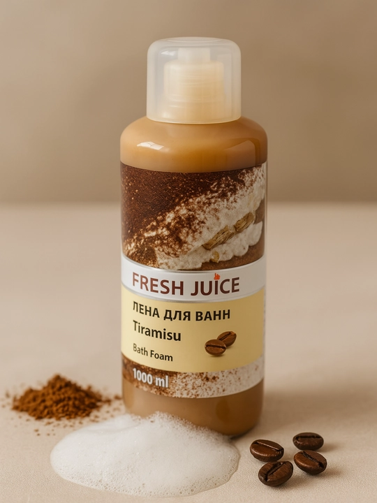 Пена для ванны, увлажняющая, ароматная, 1000 мл, Fresh Juice