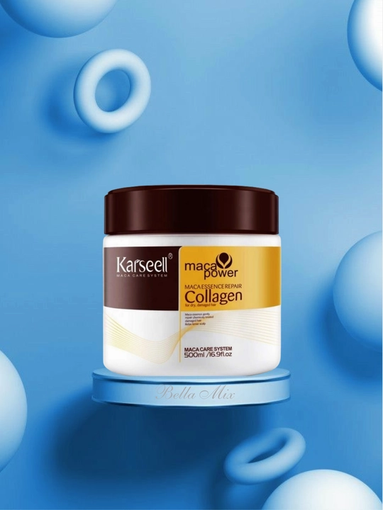 Маска для волос Karseell Collagen, 500 г увлажняет и питает, предотвращает ломкость