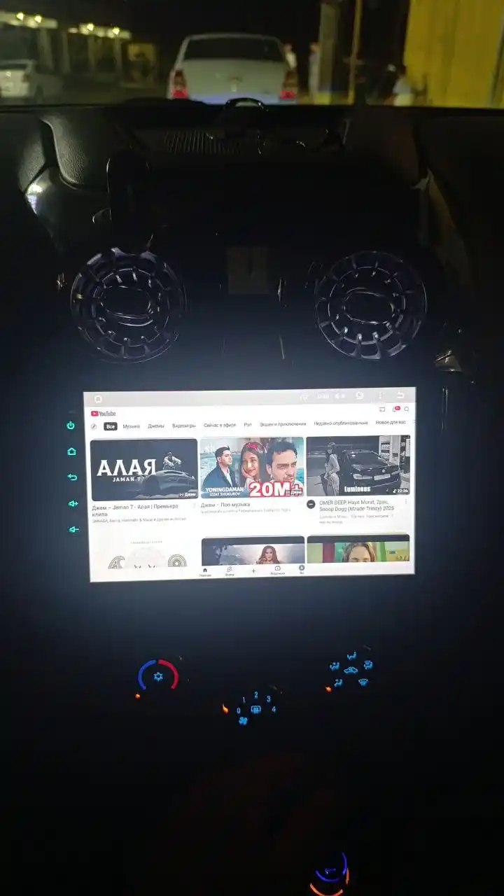 Avto Monitor — Android, Wi-Fi, 4/64 GB, universal ekran, qotmas va qizimas, 2 yil kafolat