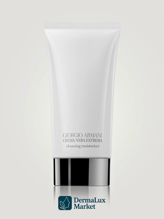 Namlovchi krem-ko'pik, yuzdagi kosmetika qoldiqlarini tozalovchi-Armani Crema Nera, 150 ml