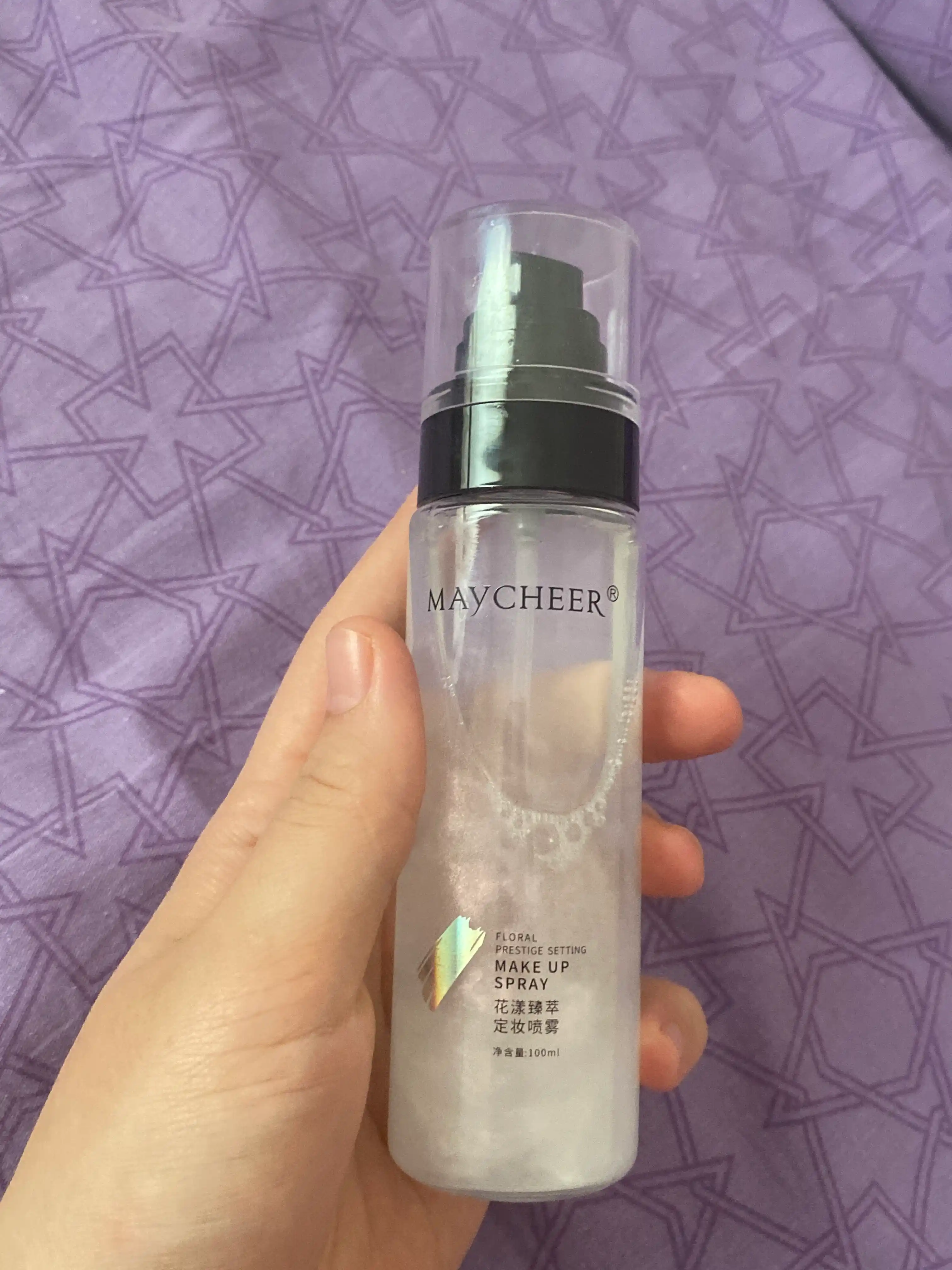 Mukammal pardoz uchun "Maycheer" fiksatsiyalovchi spreyi, 100 ml