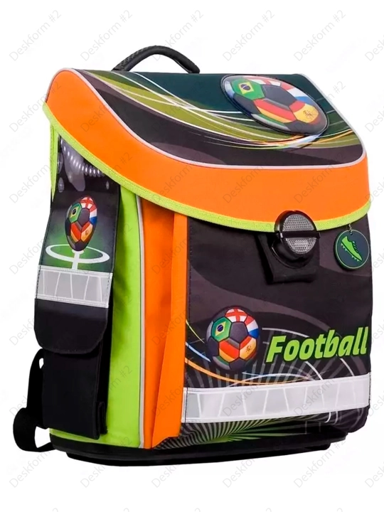 Ранец Hatber "Football" 36 * 30 * 16 см, 2 отделения, 2 кармана, NRk_06401