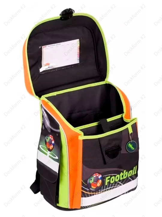 Ранец Hatber "Football" 36 * 30 * 16 см, 2 отделения, 2 кармана, NRk_06401