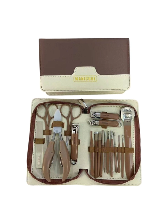 Manikyur to'plami, Kusachka, manikur anjomlari, MANICURE, qutida 18 ta element