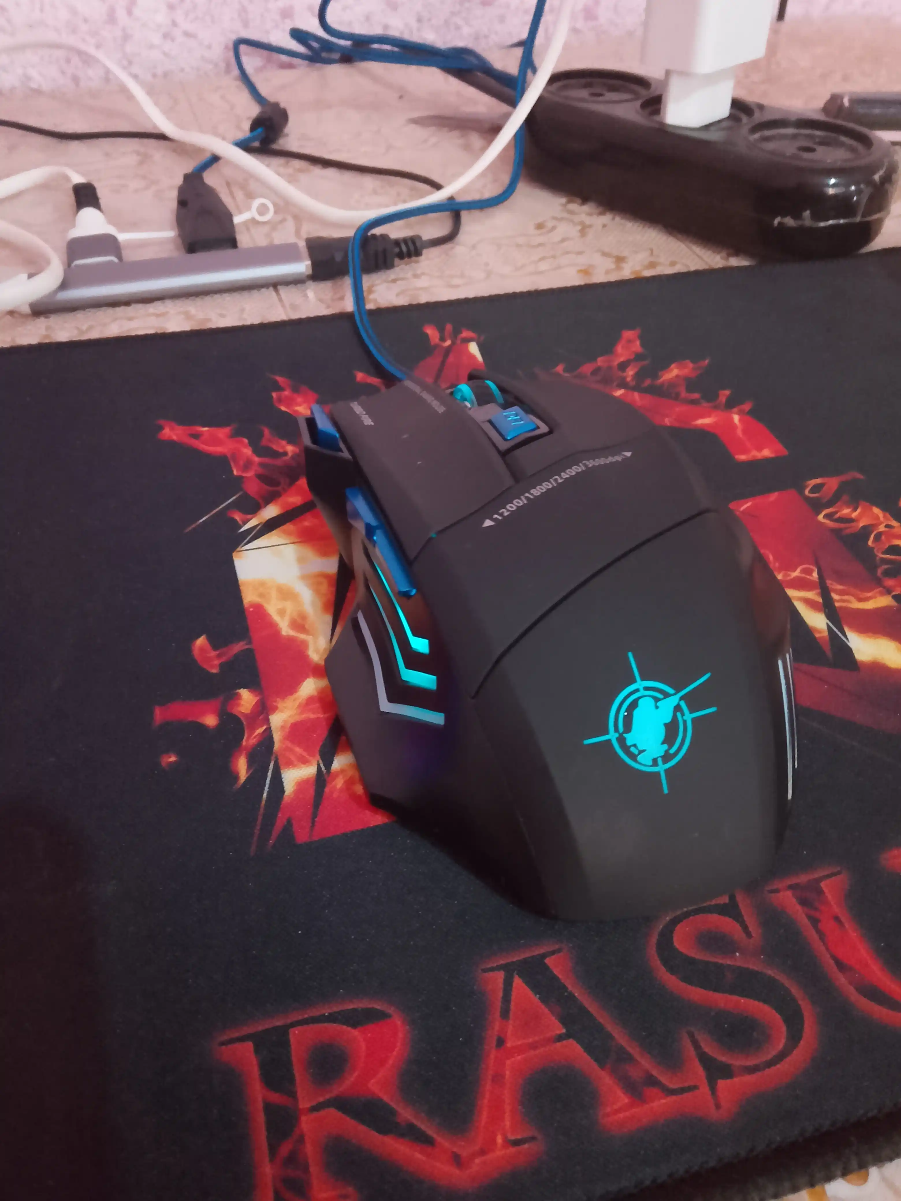 Igrovoy mishka 7 tugmali, sichqoncha simli, gaming mouse RGB