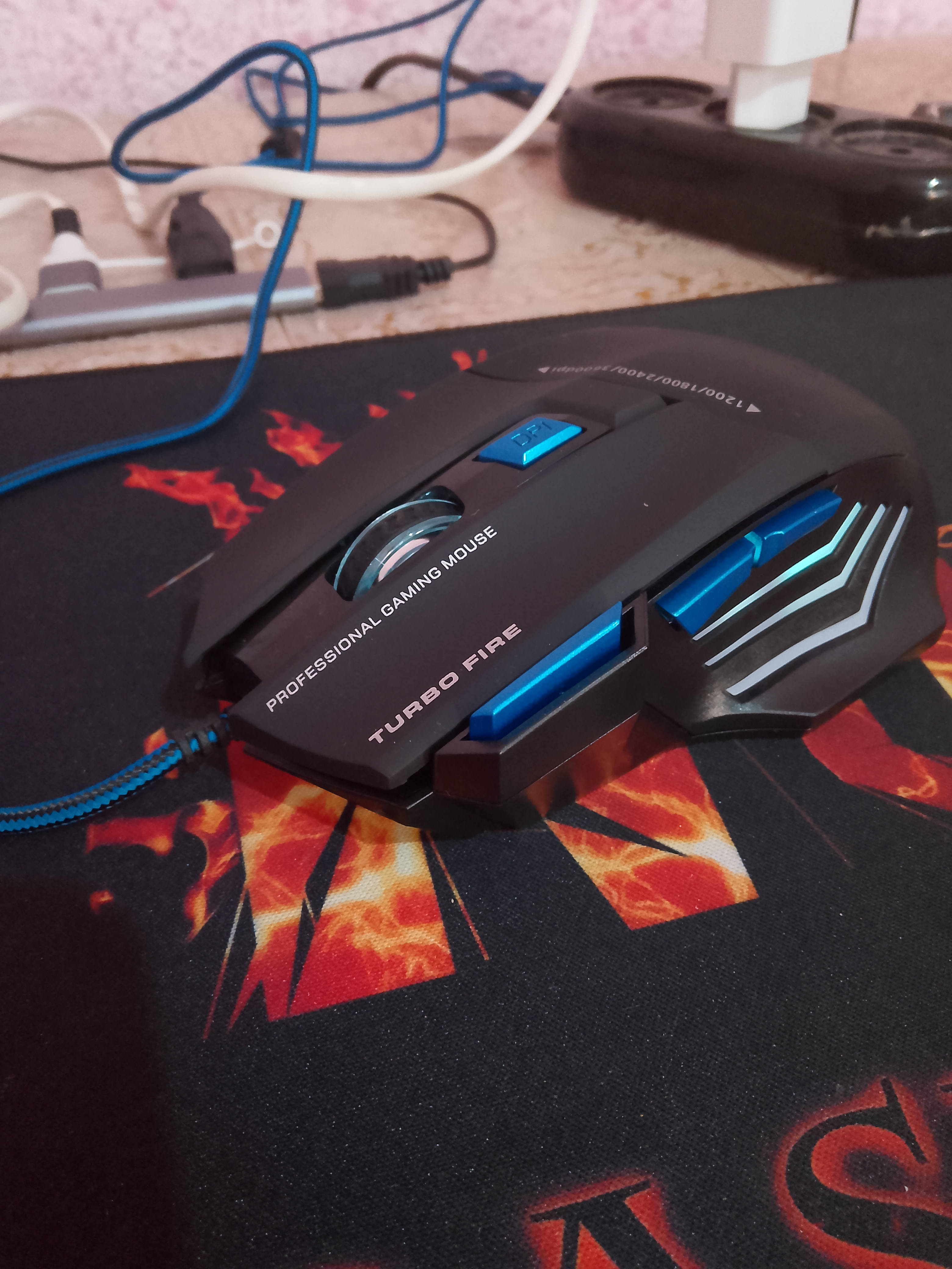 Igrovoy mishka 7 tugmali, sichqoncha simli, gaming mouse RGB