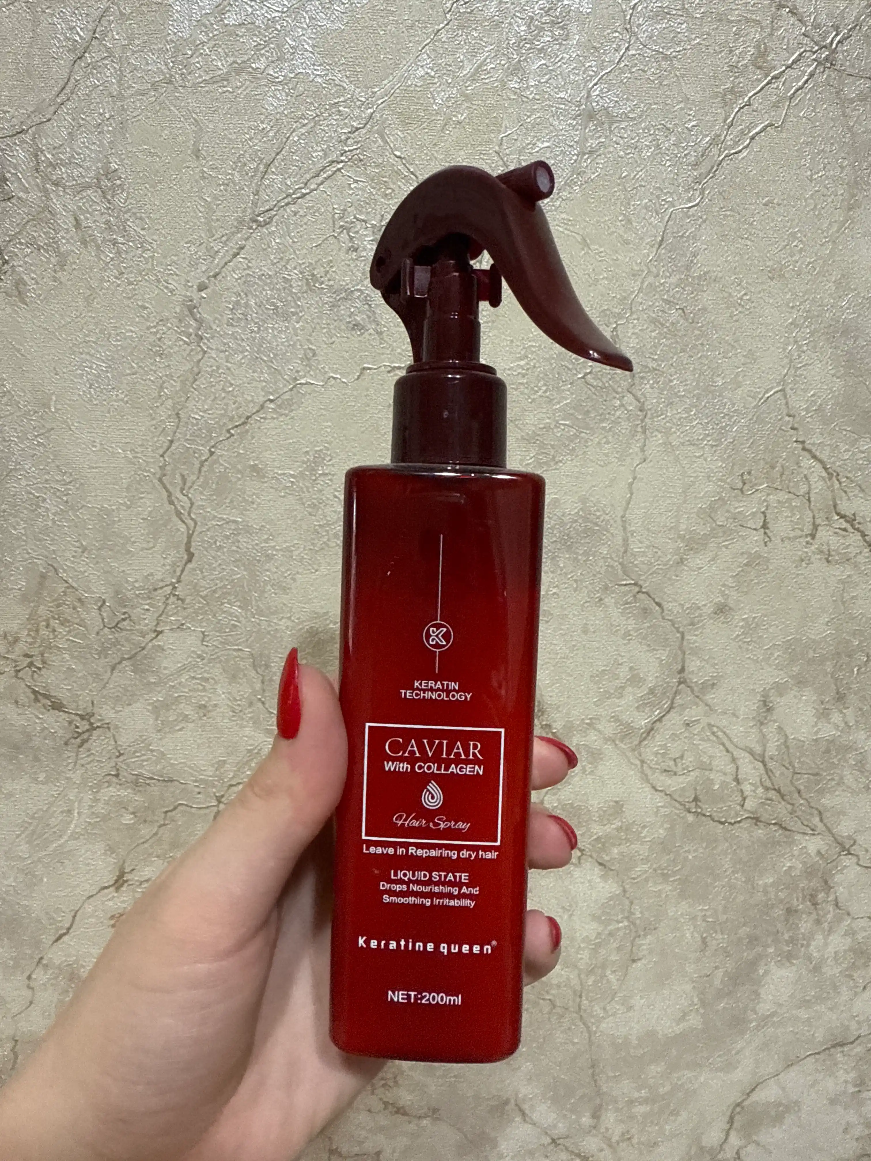 Спрей для волос Keratin Queen с кератином и минералами термозащита 200 мл