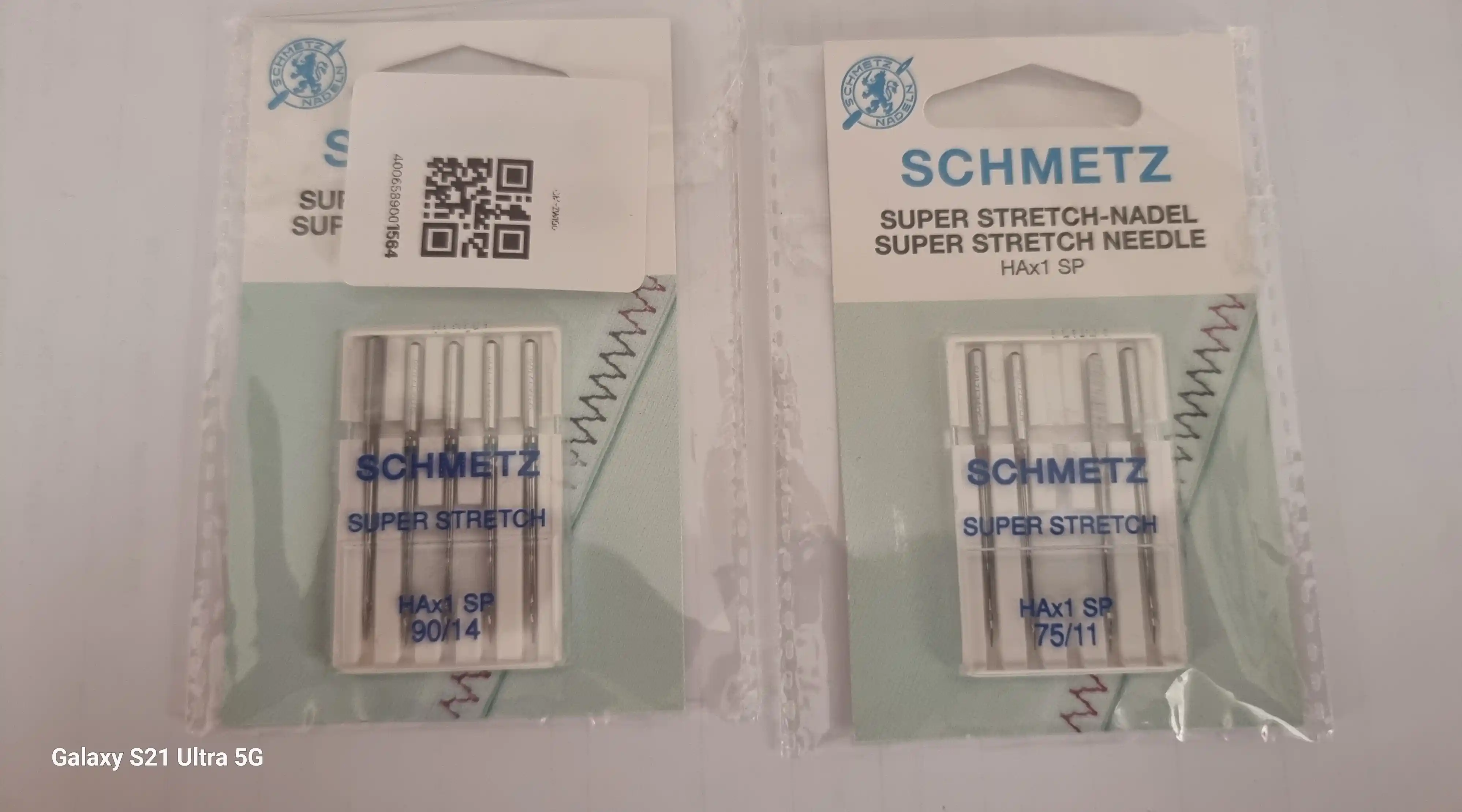Иглы для швейных машин и оверлоков Schmetz  стрейч  90 размера(14)