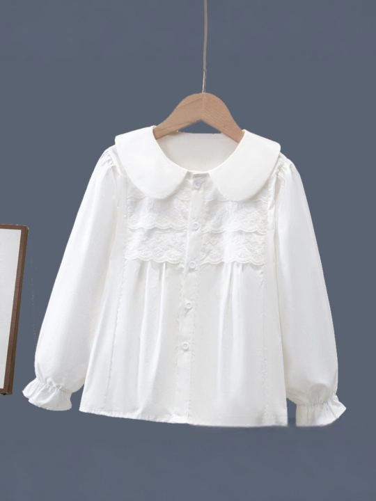 Блузка для девочки, школьная форма
