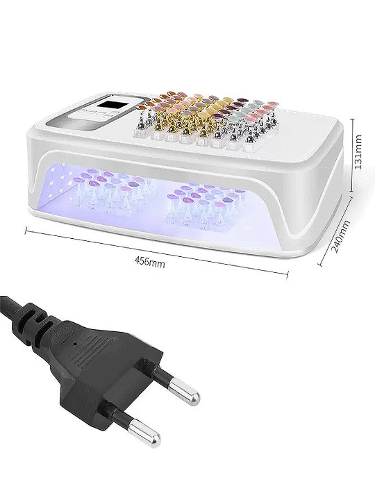 Manikyur va pedikyur uchun professional lampa, UV/LED XZMUV-109, 256VT, tirnoqlarni quritish uchun