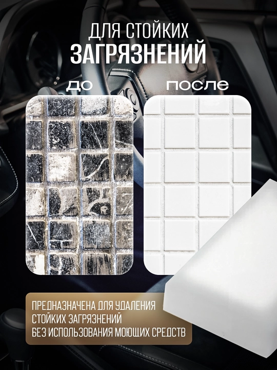 K2 sirtini tozalash uchun Magic Sponge melamin shimg'ichi
