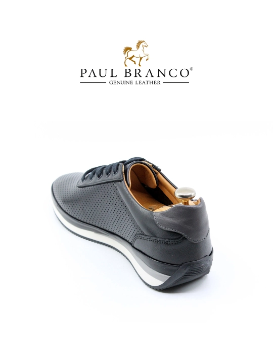 Tabiiy teridan tikilgan kundalik sneaker poyabzal Paul Branco 01721