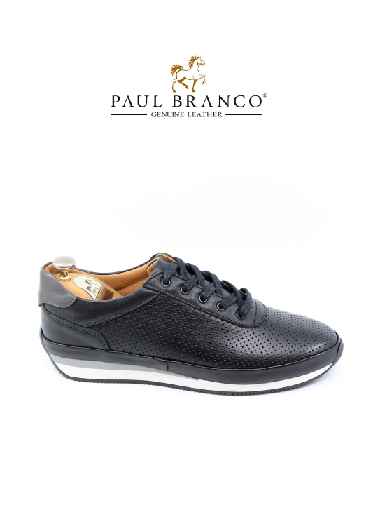 Tabiiy teridan tikilgan kundalik sneaker poyabzal Paul Branco 01721