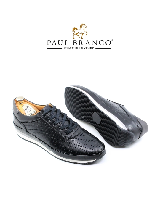 Tabiiy teridan tikilgan kundalik sneaker poyabzal Paul Branco 01721