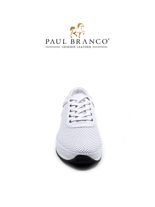 Tabiiy teridan tikilgan kundalik sneaker poyabzal Paul Branco 01721