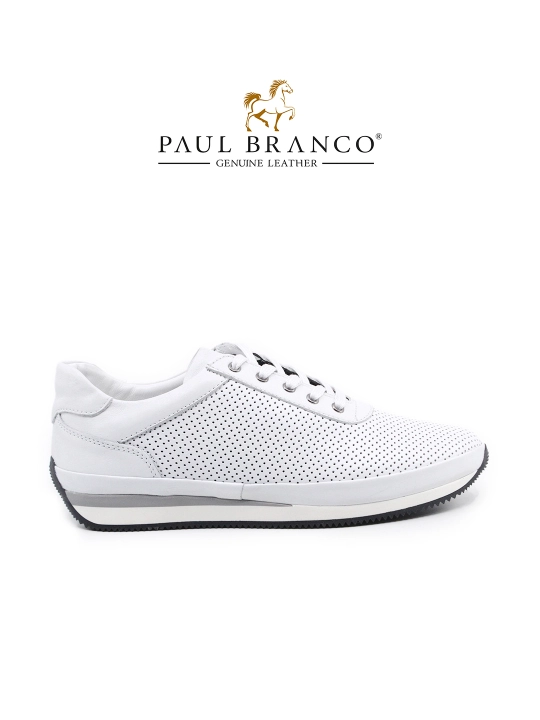Tabiiy teridan tikilgan kundalik sneaker poyabzal Paul Branco 01721