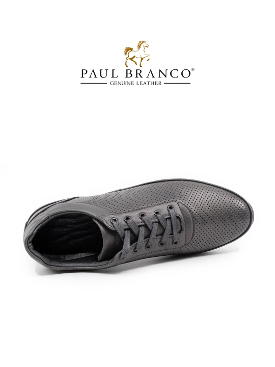 Tabiiy teridan tikilgan kundalik sneaker poyabzal Paul Branco 01721
