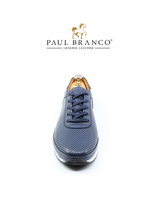 Tabiiy teridan tikilgan kundalik sneaker poyabzal Paul Branco 01721