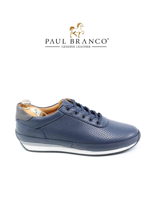 Tabiiy teridan tikilgan kundalik sneaker poyabzal Paul Branco 01721