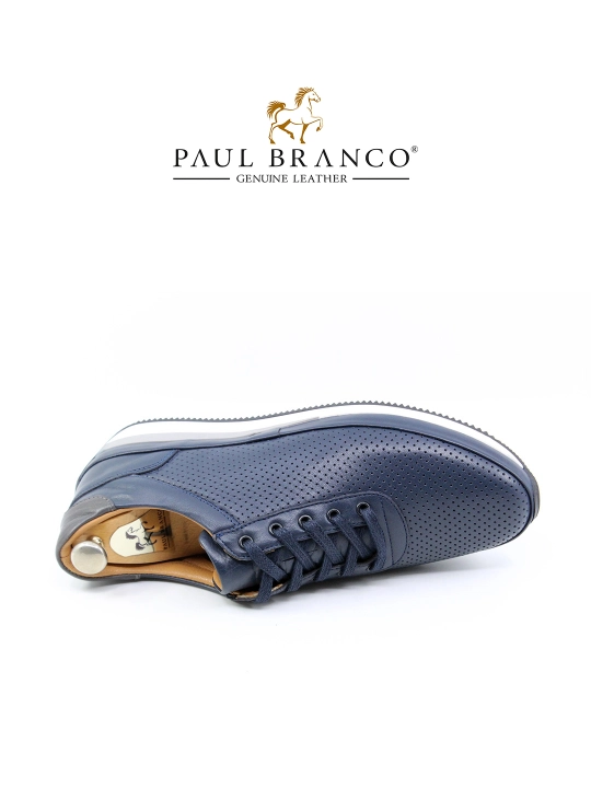 Tabiiy teridan tikilgan kundalik sneaker poyabzal Paul Branco 01721
