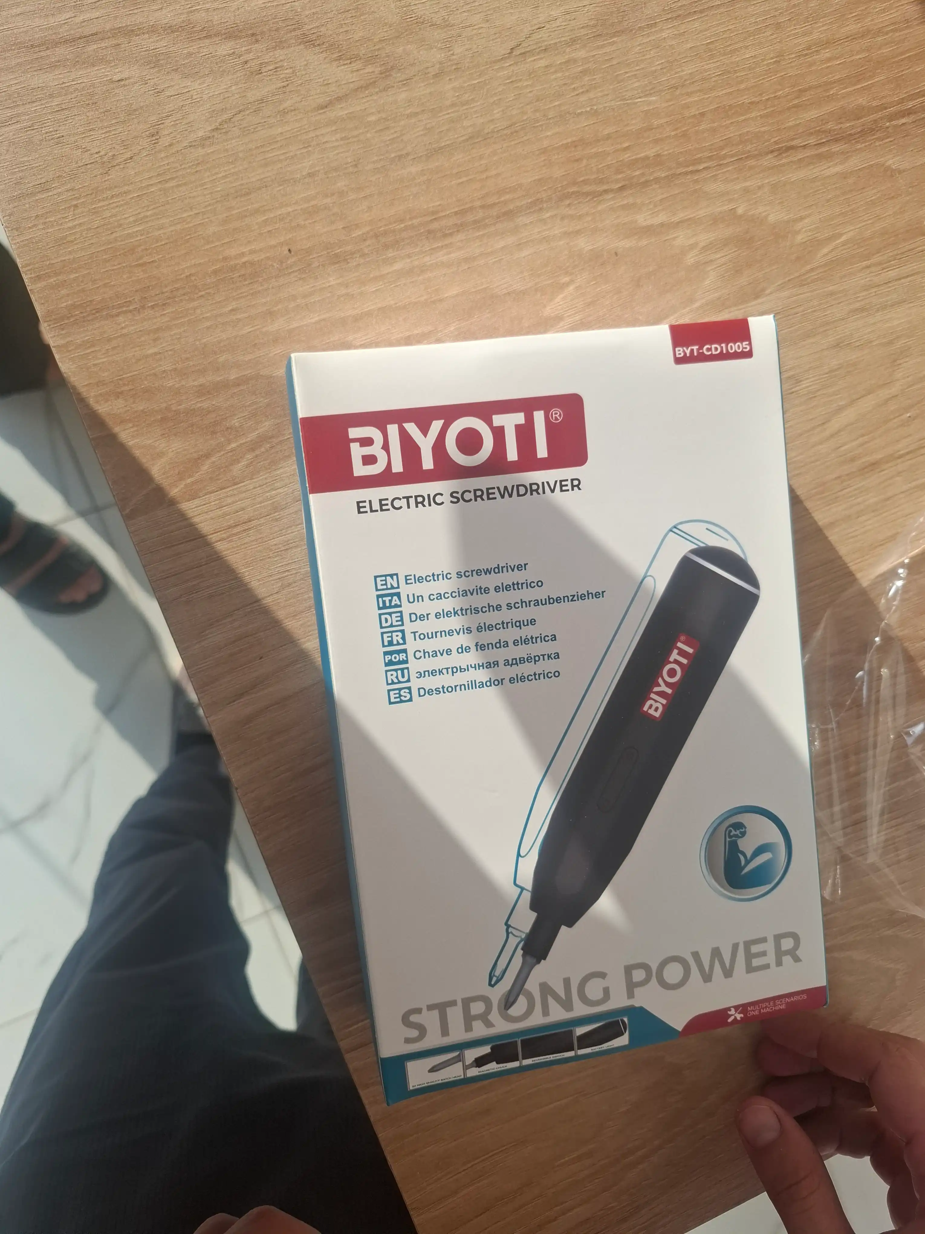Biyoti akkumulyatorli otvertkasi — kuchli, ixcham va revers funksiyali, ART 580001
