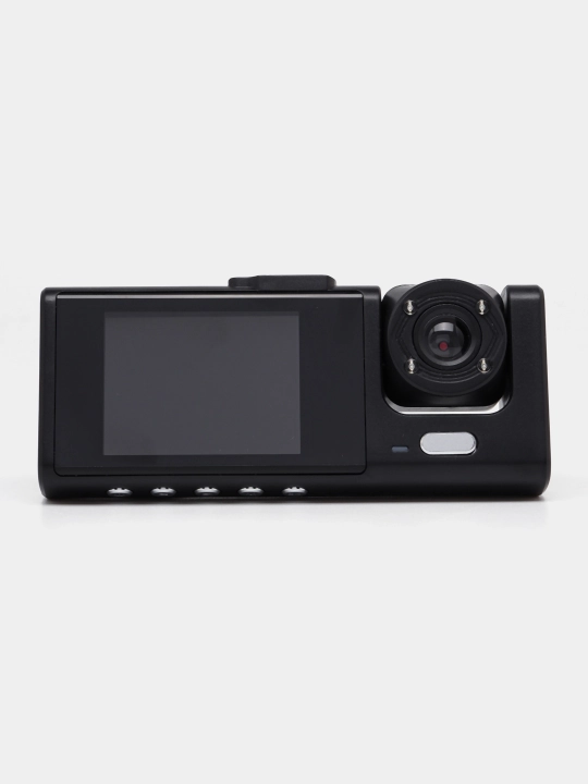 3 kamerali videoregistrator, G-sensor, zarba datchigi bilan jihozlangan