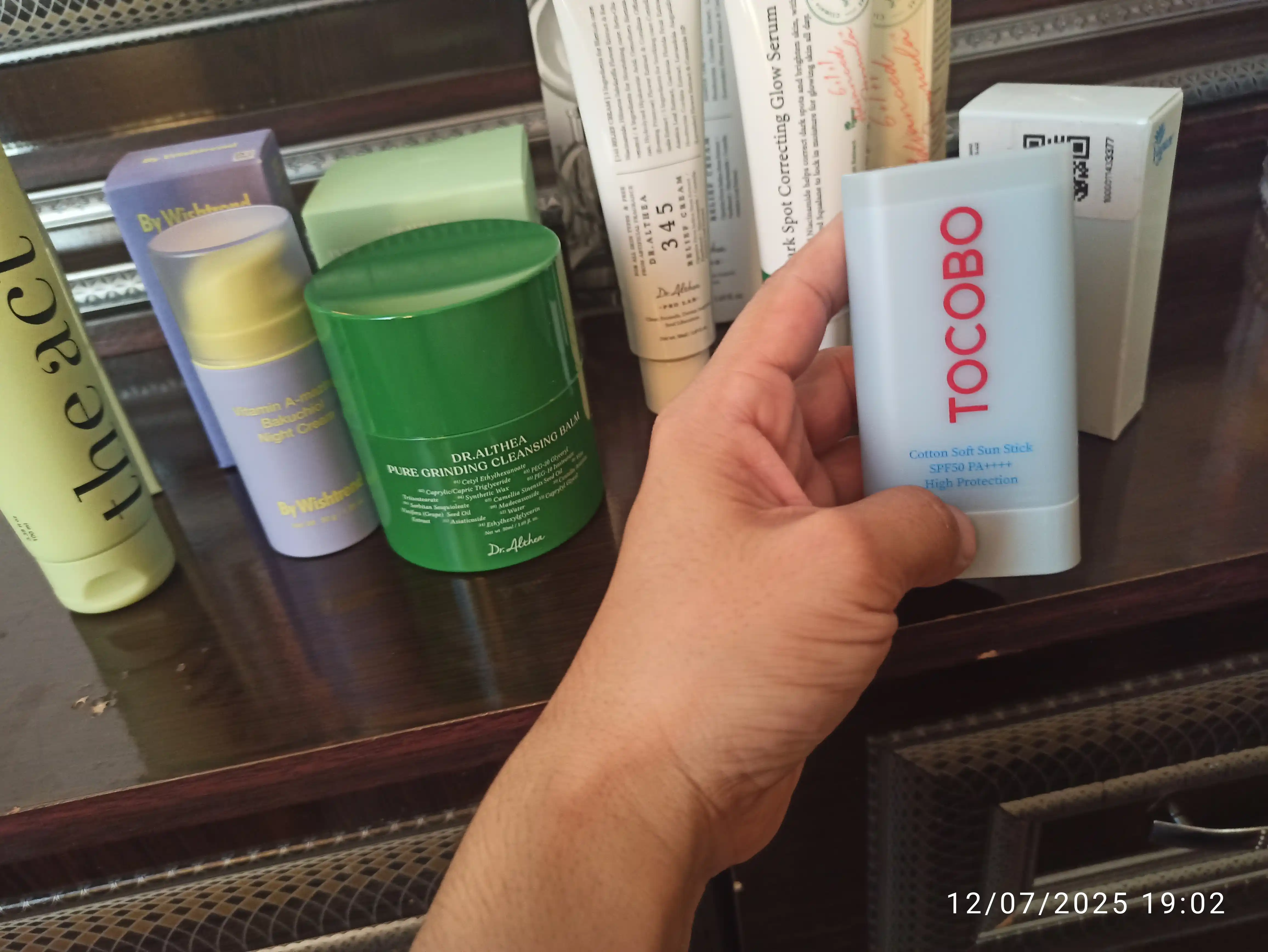 Yuz uchun quyoshdan saqlovchi tayoqcha Tocobo Cotton Soft Sun Stick SPF50 + PA++++, 19 gr