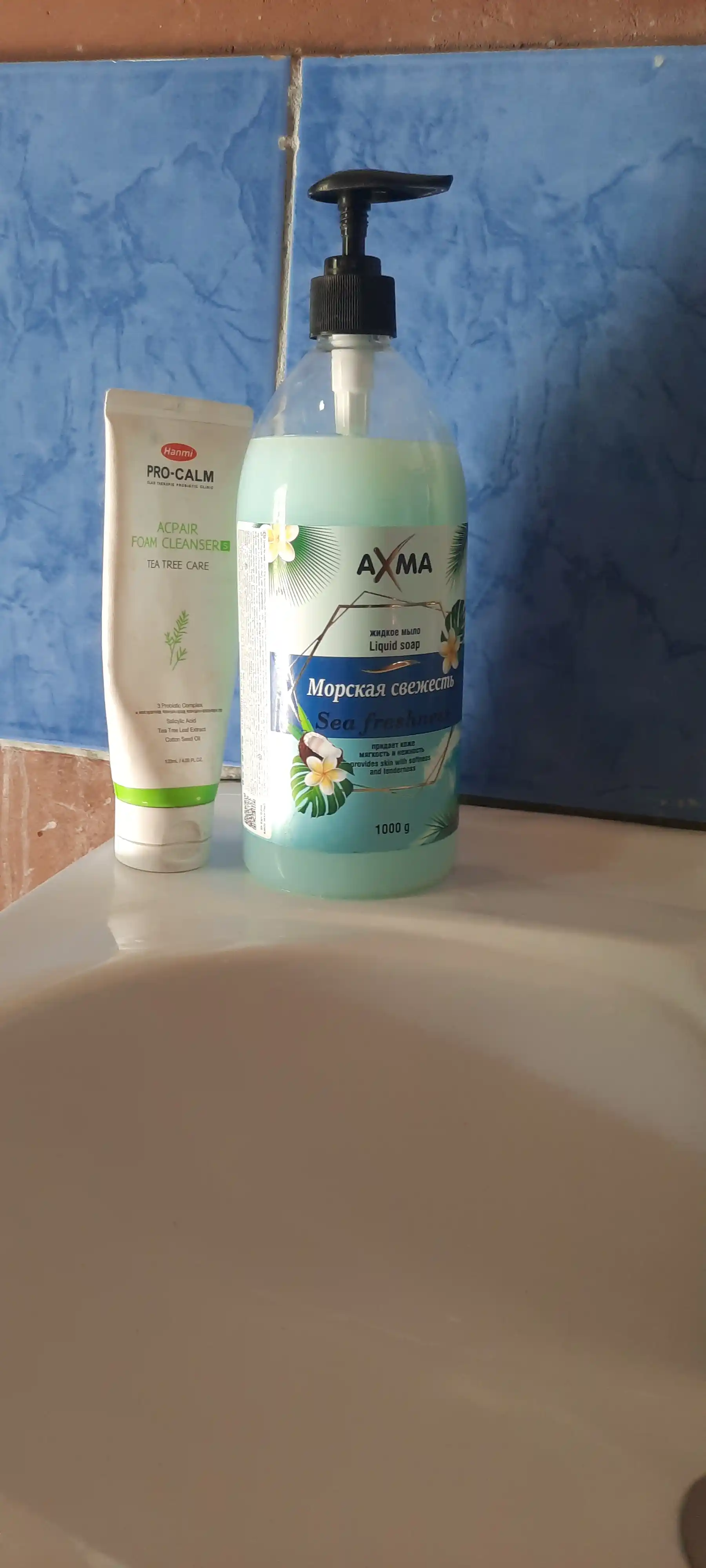 Suyuq sovun Ахма, Dengiz yangiligi, 1 kg