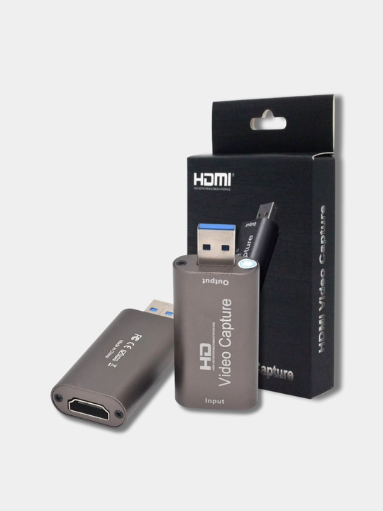 HDMI video qabul qilish adapteri - USB 3.0 1080P, signal konverteri; qo‘lga olish kartasi