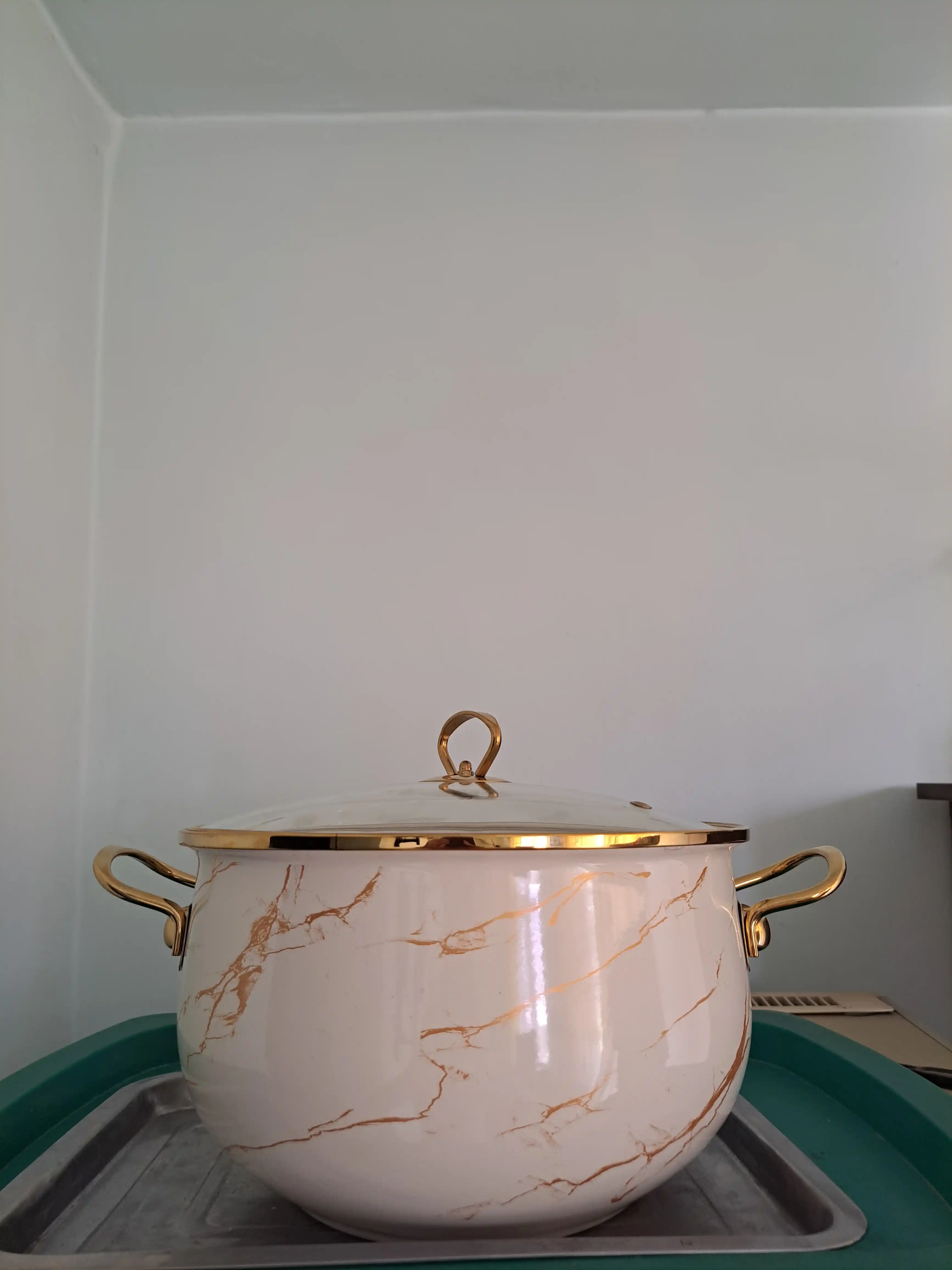 Кастрюля эмалированная,"CULICHEF" 18 * 11.5 cм - 2.0 л, 28 * 17 cм - 8.0 л
