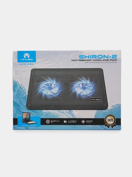 MIKUSO SHIRON-2 NCP-064 Noutbuk Sovutgichi, noutbuk uchun kuller, USB - 