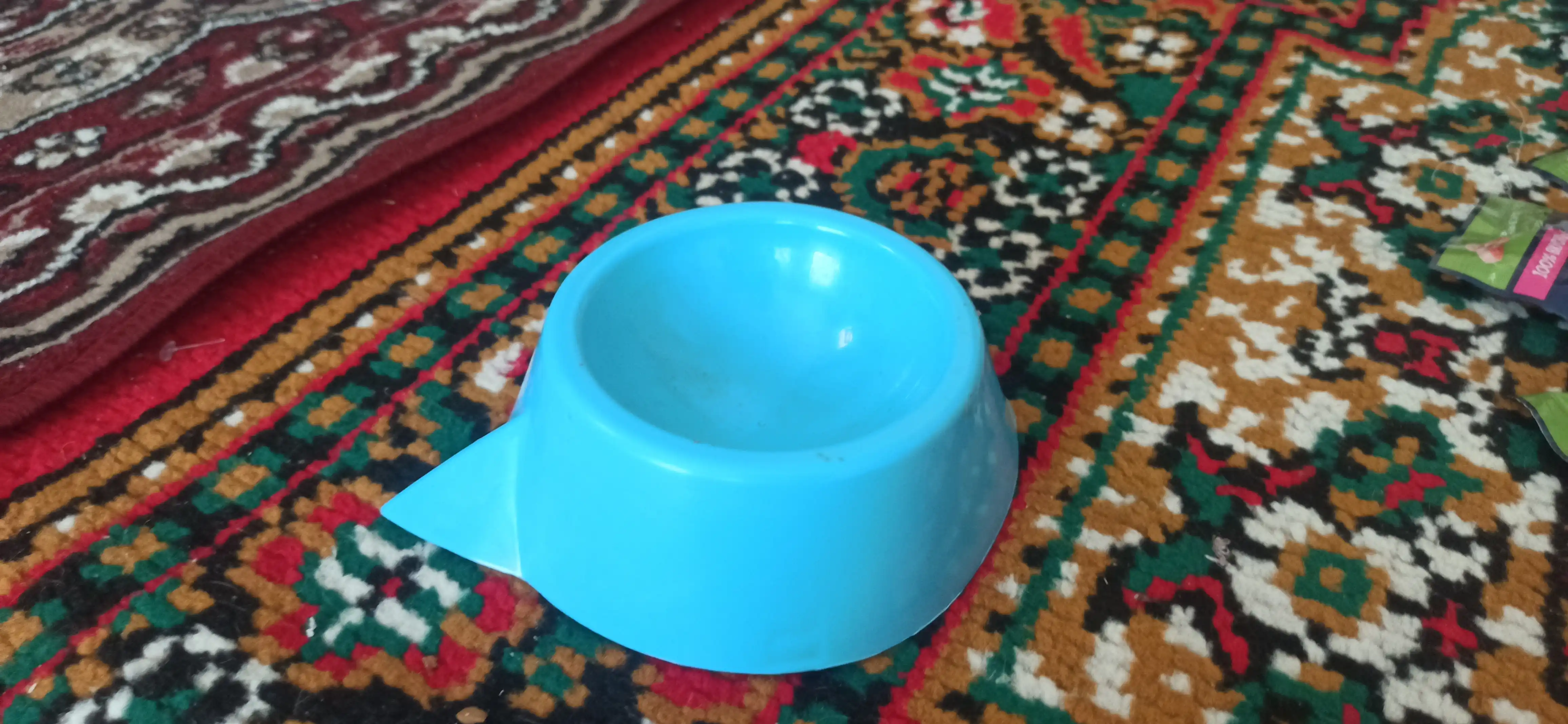 Миска для котят, в виде мордочки кошки с ушками, 15*4,5 см