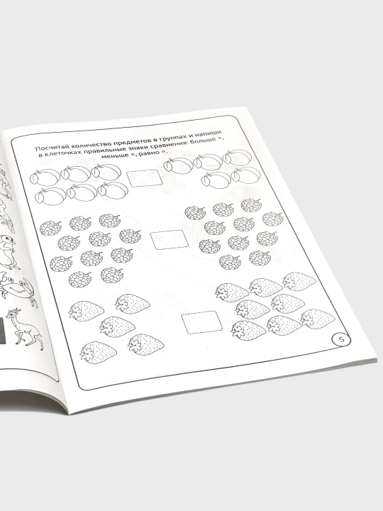Moia rabochaia tetrad` 3-7 let Pervaia matematika, Propis` Kalligraficheskaia