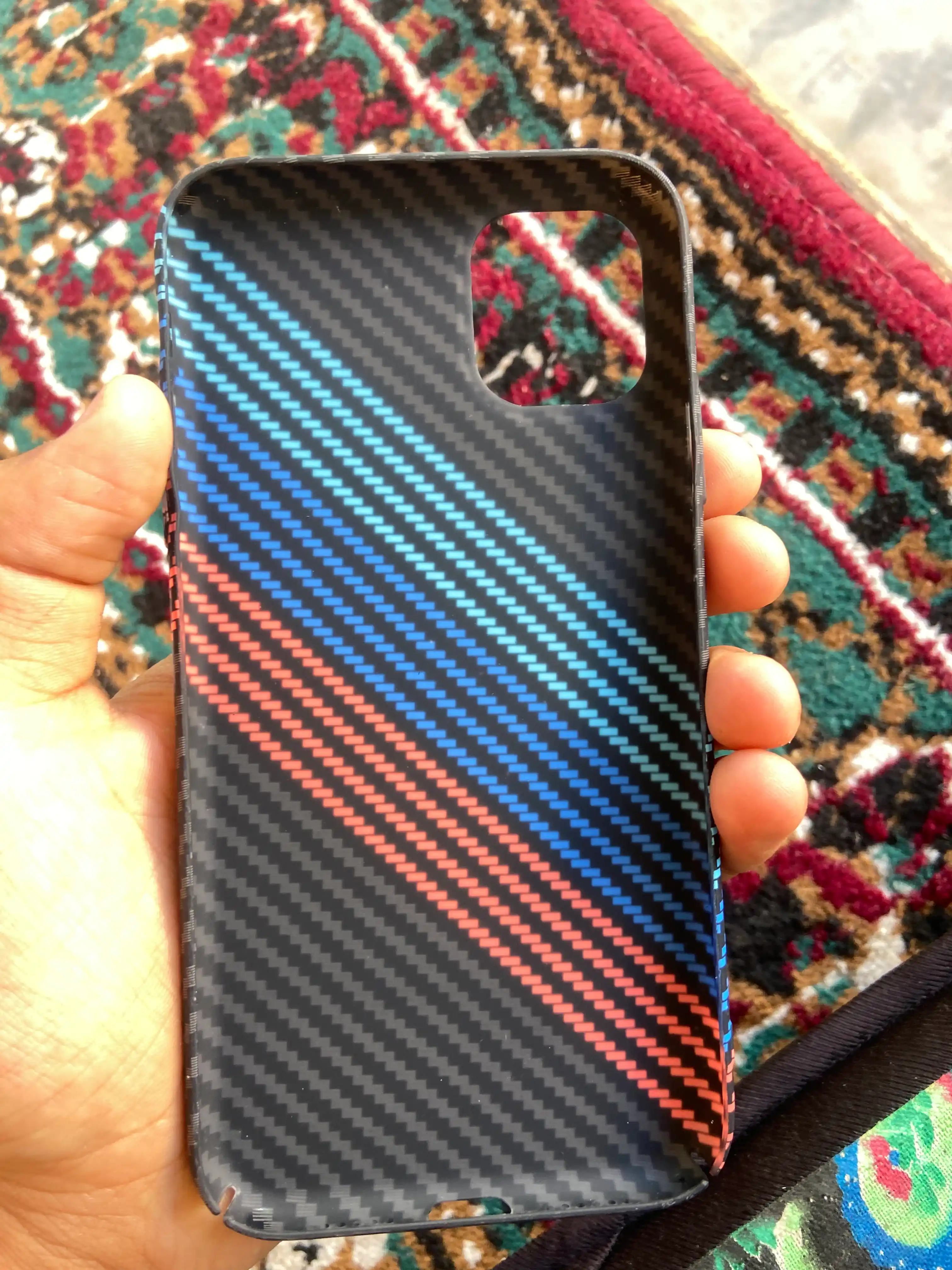 Карбоновый чехол для iPhone X, XR, 11, 12, 13, 14, 15, 16, mini, Pro, Pro Max, жесткий