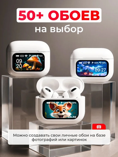 Smart Bluetooth quloqchin, ekranga ega, sensorli boshqaruv, xabarlar bilan, 22+ funksiya