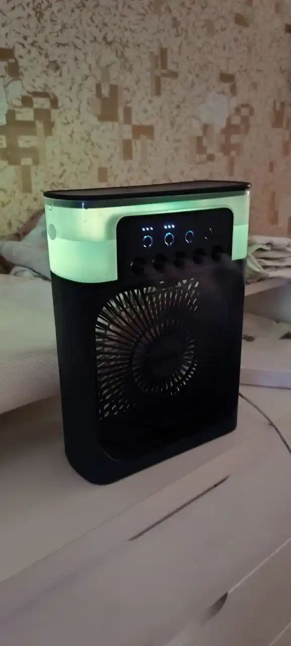 Suvli mini ventilyator, portativ mini konditsioner, ventilyatorcha