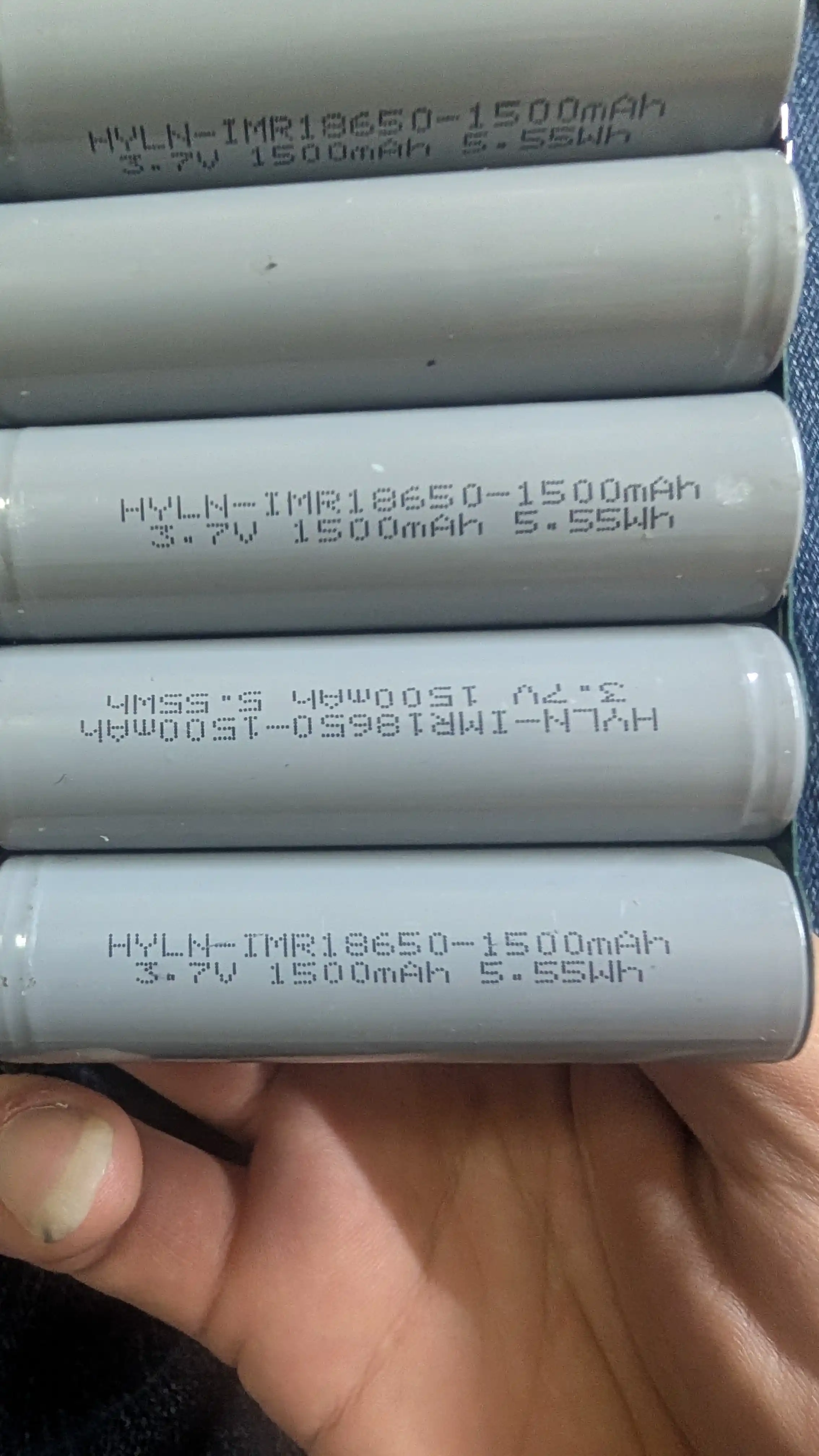 Shurupovert va lazer uchun batareyka 21V, 36V, 48V, 98V