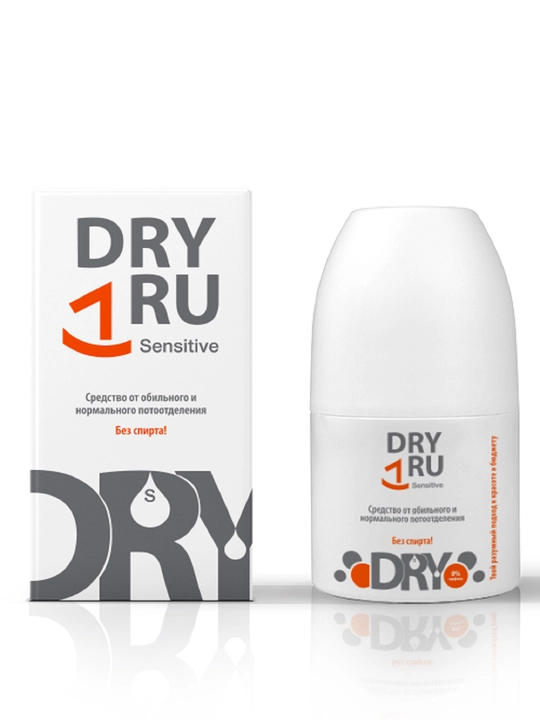 Антиперспирант дезодорант Dry dry ru sensitve для чувствительной кожи универсальный, 50 мл